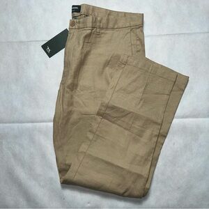 Rodd & Gunn tan straight fit linen blend size 40 NWT